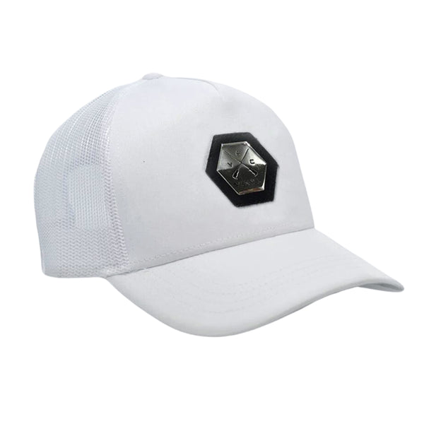 Καπέλο Vinyl - 19050-02 - metallic logo cap λευκό
