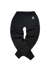 Ανδρική φόρμα με λάστιχο New Wave Clothing - 192-32 - basic pants regular fit μαύρο