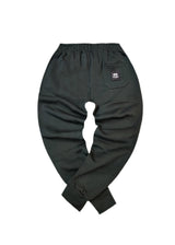 Ανδρική φόρμα με λάστιχο New Wave Clothing - 192-32 - basic pants regular fit σκούρο χακί