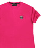 Vinyl art clothing - 19510-36 - essential long line t-shirt - fuchsia