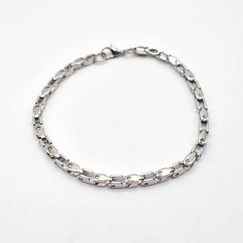 Gang - GNG019 - high quality stainless steel bracelet - silver