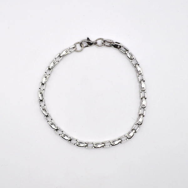 Gang - GNG019 - high quality stainless steel bracelet - silver