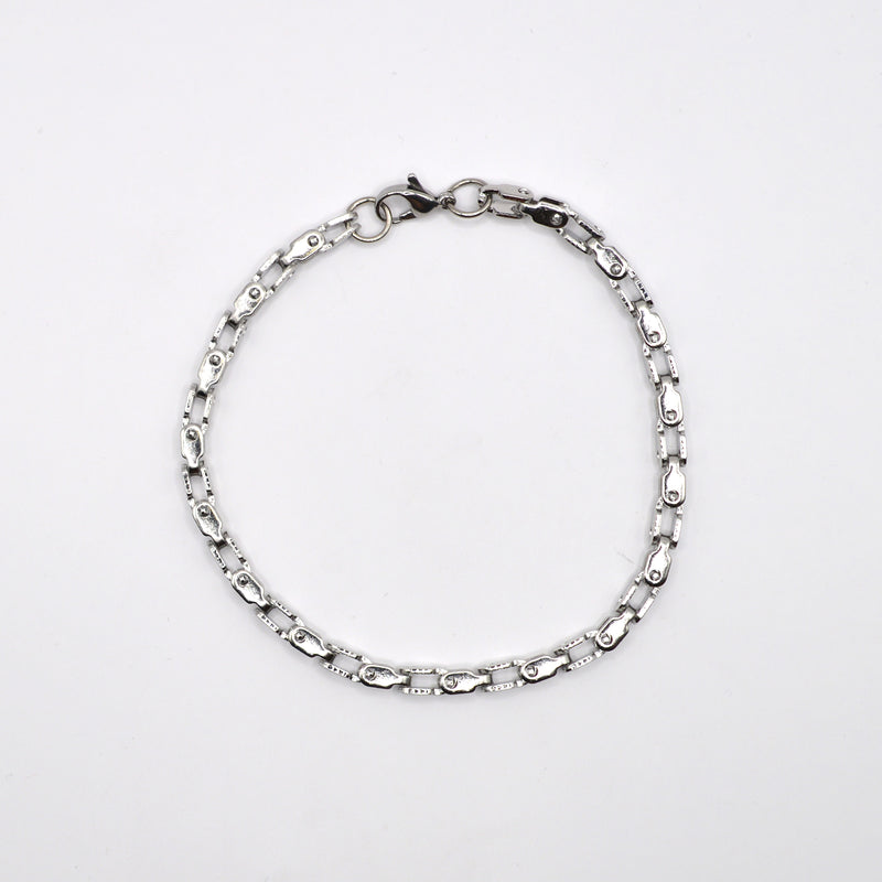 Gang - GNG019 - high quality stainless steel bracelet - silver