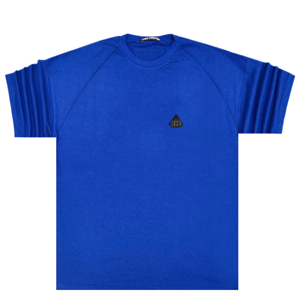 Tony couper - TT22/78 - extra oversized classic tee - blue