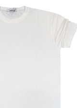 Ανδρική κοντομάνικη μπλούζα Vittorio - 200-24-110 - basic tee regular fit off white