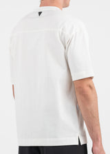 Ανδρική κοντομάνικη μπλούζα Vittorio - 200-2526-011 - simple lined tee loose fit off white