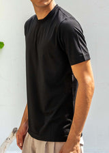 VITTORIO -Ανδρικό t-shirt oversized - Μαύρο 200-26-007
