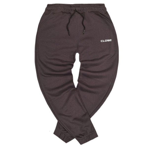Close society - W24-101 - simple logo sweatpants - grey