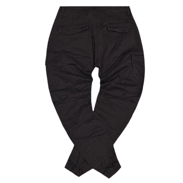 Cosi jeans - 63-lucca - elasticated cargo - black