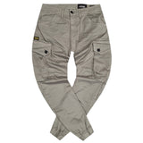 Cosi jeans - 63-lucca - elasticated cargo - grigio