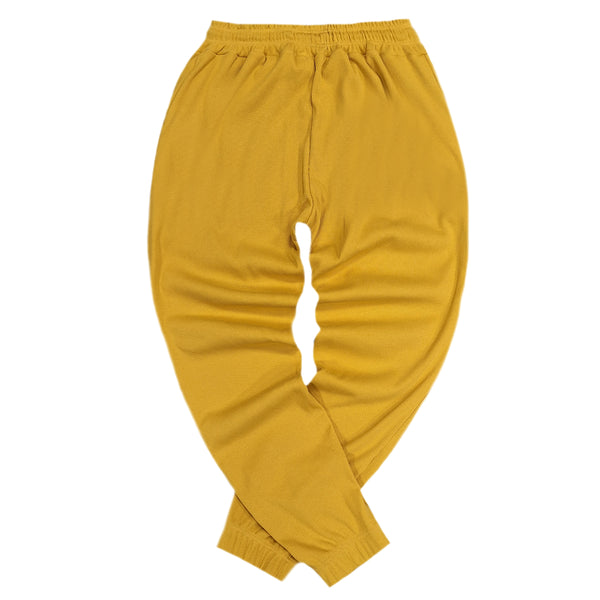 Close society - W24-121 - white patch sweatpants - yellow