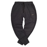 Close society - W24-120 - caligraphy logo sweatpants - ANTHRACITE