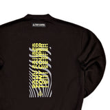 Tony couper - S24/7 - lines crewneck - black