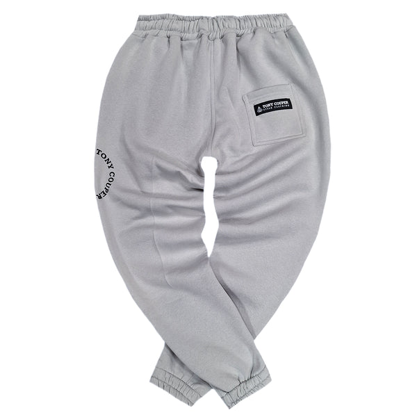 Tony couper - F24/2 - diamond half circle sweatpants - ice