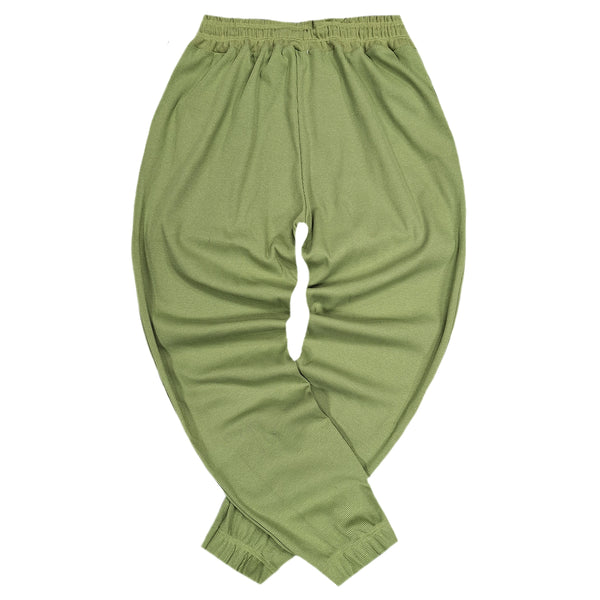 Close society - W24-121 - white patch sweatpants - green