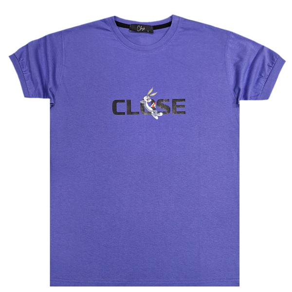 Close society - S24-202 - bugs tee - purple