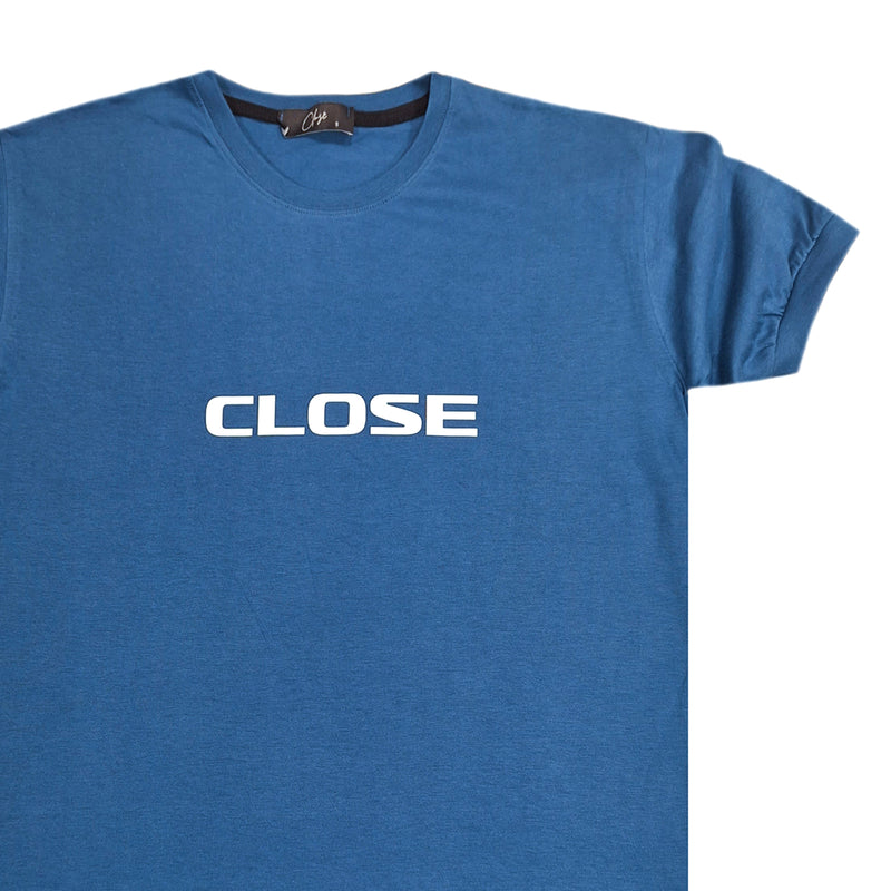 Close society - S24-215 - big simple logo tee - blue