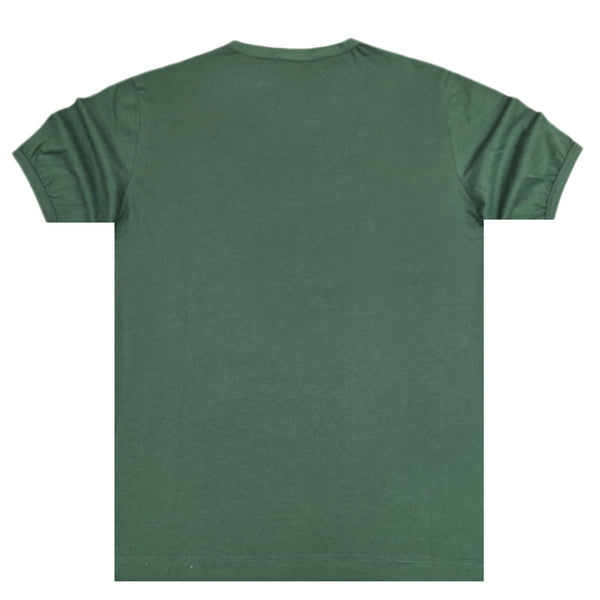 Κοντομάνικη μπλούζα Magic bee - MB2401 - classic logo πράσινο