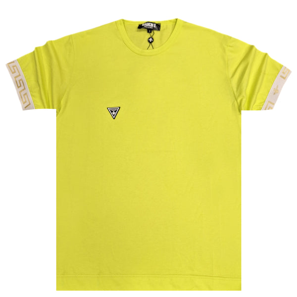 Ανδρική κοντομάνικη μπλούζα Magic bee - MB2404 - golden elastic κίτρινο