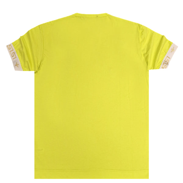 Ανδρική κοντομάνικη μπλούζα Magic bee - MB2404 - golden elastic κίτρινο