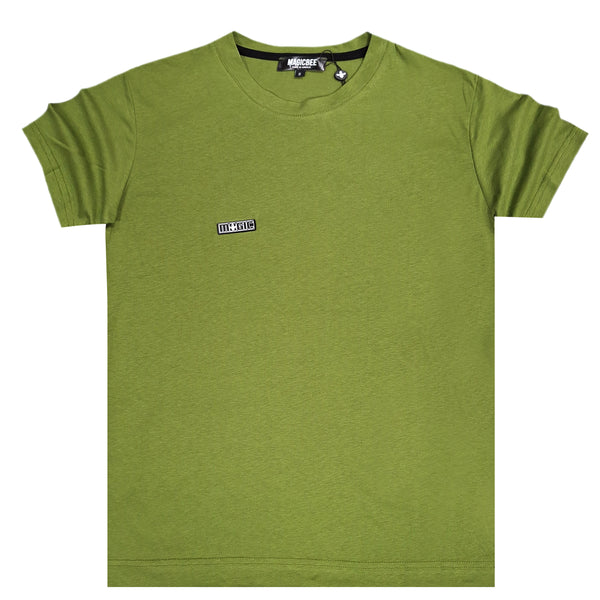 Κοντομάνικη μπλούζα Magic bee - MB2418 - back logo πράσινο