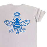 Magic bee - MB2418 - back logo tee - white