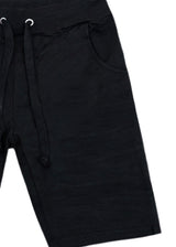 Ανδρική βερμούδα  - GUF - MMSL00002 - basic shorts slim  fit μαύρο