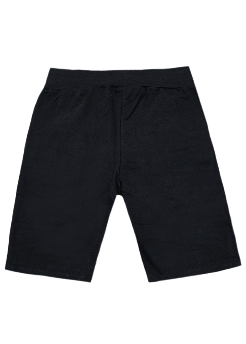 Ανδρική βερμούδα  - GUF - MMSL00002 - basic shorts slim  fit μαύρο