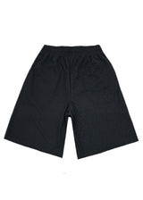 Ανδρική πικέ βερμούδα - GUF - F-918-1 -pique shorts regular fit μαύρο