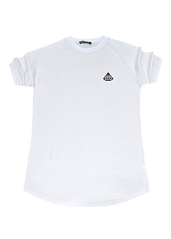 Ανδρική κοντομάνικη μπλούζα Tony couper - TC25/12 - diamond logo regular fit t-shirt λευκό