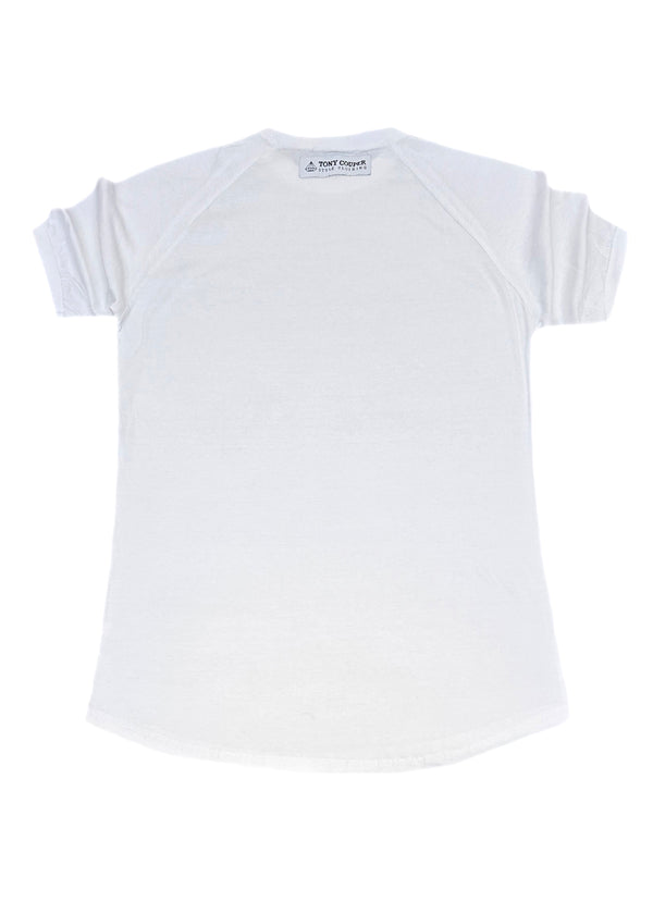 Ανδρική κοντομάνικη μπλούζα Tony couper - TC25/12 - diamond logo regular fit t-shirt λευκό