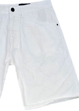 Ανδρική βερμούδα Cosi jeans - 63-SARDHE - basic jeans shorts λευκό