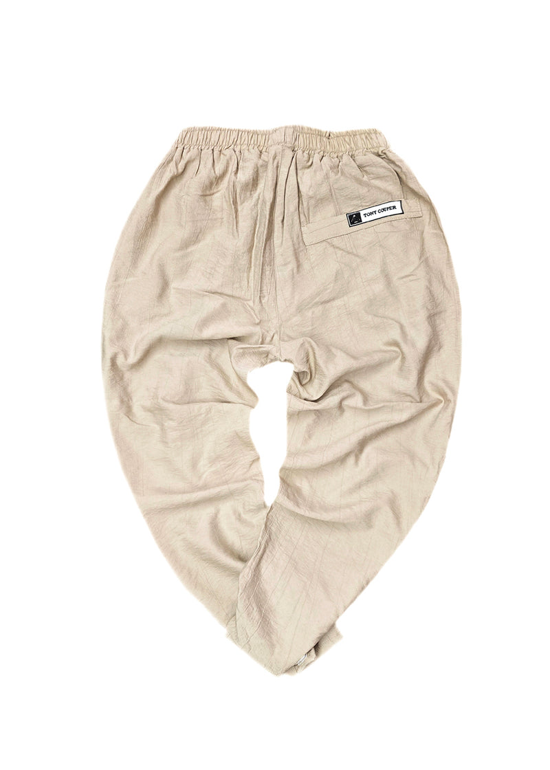 Ανδρικό παντελόνι balloon Tony Couper- P24/1 -  beige balloon μπεζ