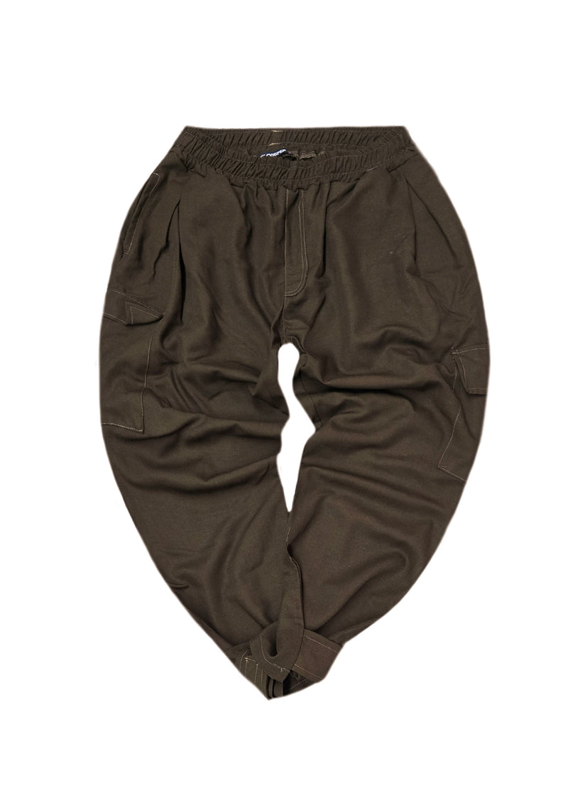 Ανδρικό  καργκο παντελόνι balloon Tony Couper-P24/1 - dark khaki cargo balloon σκούρο χακί