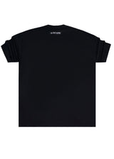 Ανδρική κοντομάνικη μπλούζα Tony Couper - T24/62 - black cloud oversized tee μαύρο