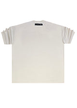 Ανδρική κοντομάνικη μπλούζα Tony Couper- B25/1 - fabric vanilla oversized t-shirt εκρού