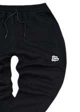 Ανδρική φόρμα Tony Couper - F25/6 - black cloud logo regular fit μαύρο