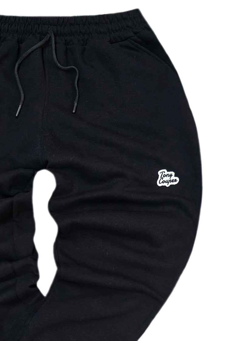 Ανδρική φόρμα Tony Couper - F25/6 - black cloud logo regular fit μαύρο