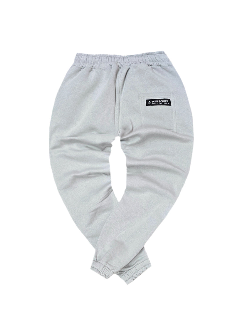Ανδρική φόρμα Tony Couper - F25/12 - grey DITNC logo regular fit ανοιχτό γκρι