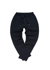 Ανδρικό υφασμάτινο παντελόνι  - GUF - TGS-1477 - casual fabric pants slim fit μαύρο
