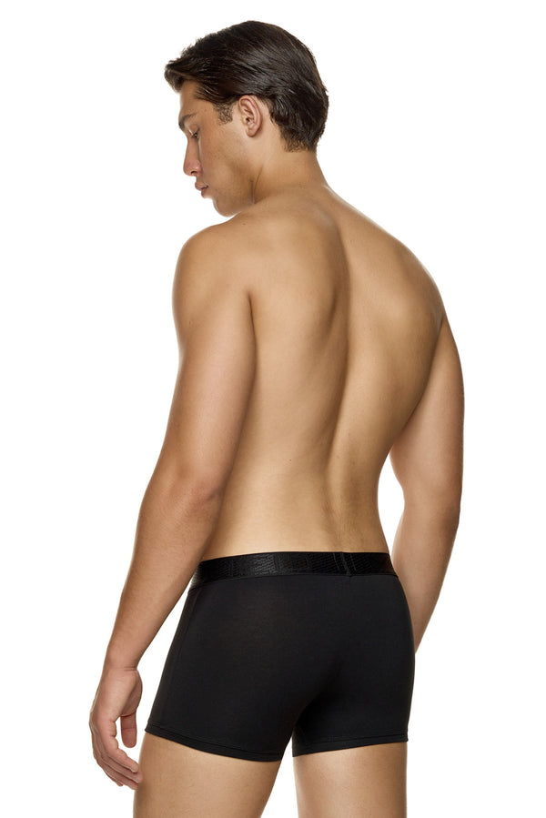 Ανδρικό εσώρουχο μπόξερ MED - ALBIE - 2112214-044 - black pattern μαύρο