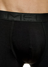 Ανδρικό εσώρουχο μπόξερ MED - ALBIE - 2112214-044 - black pattern μαύρο