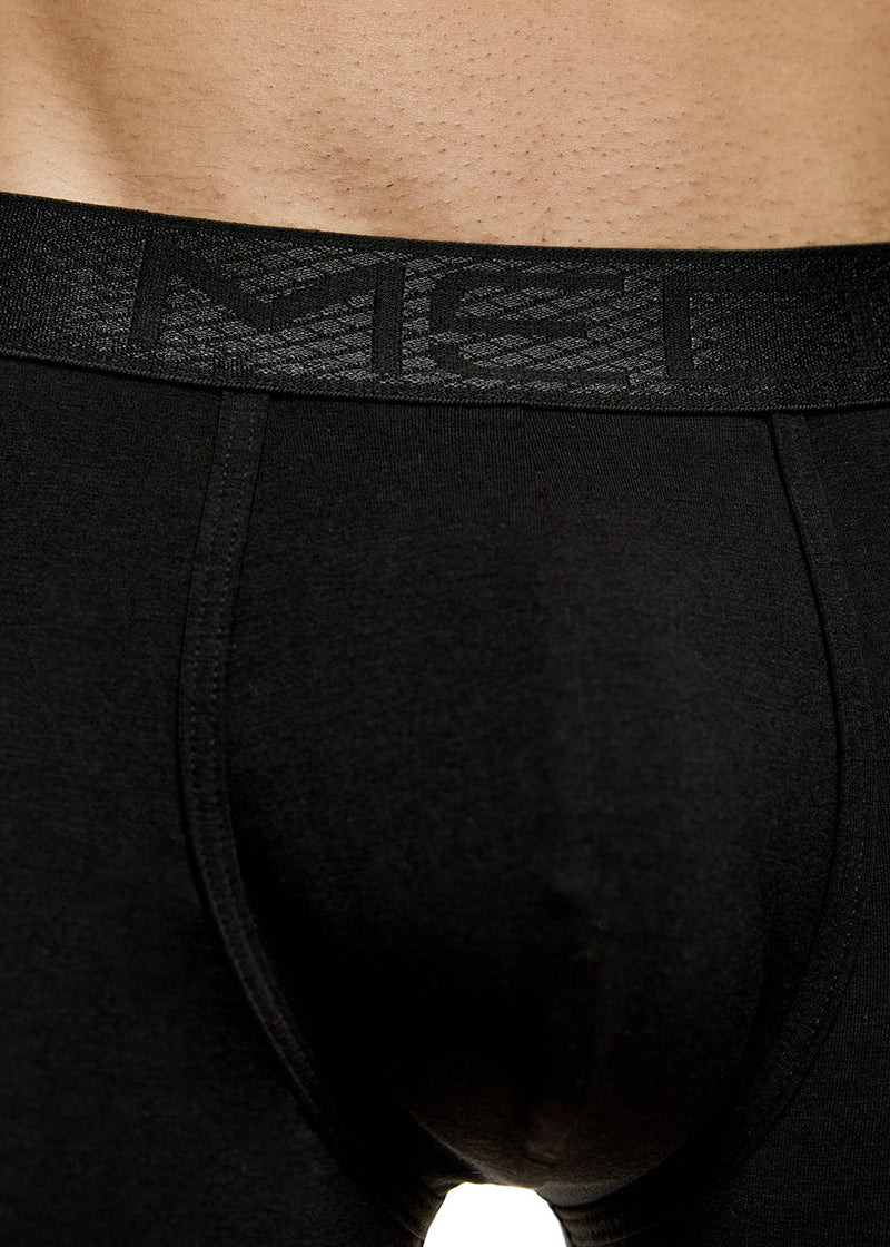 Ανδρικό εσώρουχο μπόξερ MED - ALBIE - 2112214-044 - black pattern μαύρο