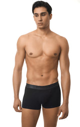 Ανδρικό εσώρουχο μπόξερ MED - RYAN - 21122776-268 - boxer 3D dark grey side panels μαύρο
