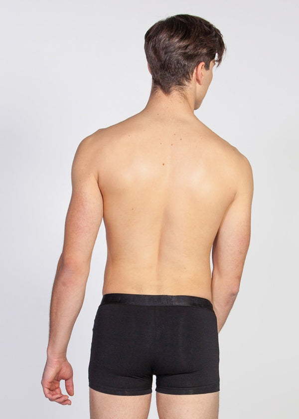 Ανδρικό εσώρουχο μπόξερ MED - LOGAN - 2112280-33-044 - black pattern μαύρο