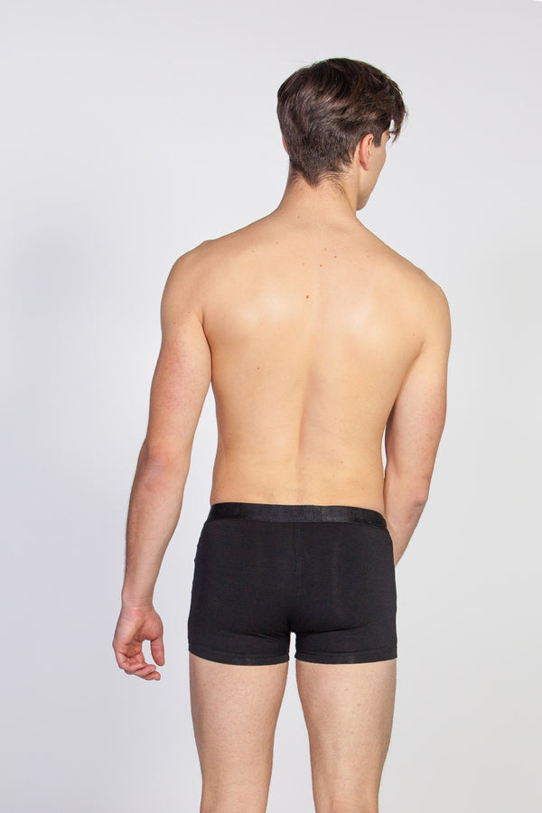 Ανδρικό εσώρουχο μπόξερ MED - LOGAN - 2112280-33-044 - black pattern μαύρο