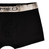 MED - 2112280-55 - silver accent boxer - black