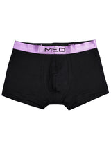 Ανδρικό εσώρουχο μπόξερ MED - LOGAN - 2112280-91-267 - lilac pattern μαύρο