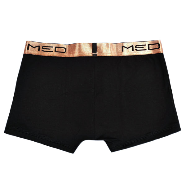 MED - 2112280-99 - bronze accent boxer - black