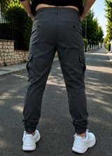 GUF CLOTHING Ανδρικό cargo παντελόνι regular fit - Γκρι 2212